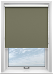 William Morris At Home Waltham (Blackout), Moss - Twist&Fit Roller Blind